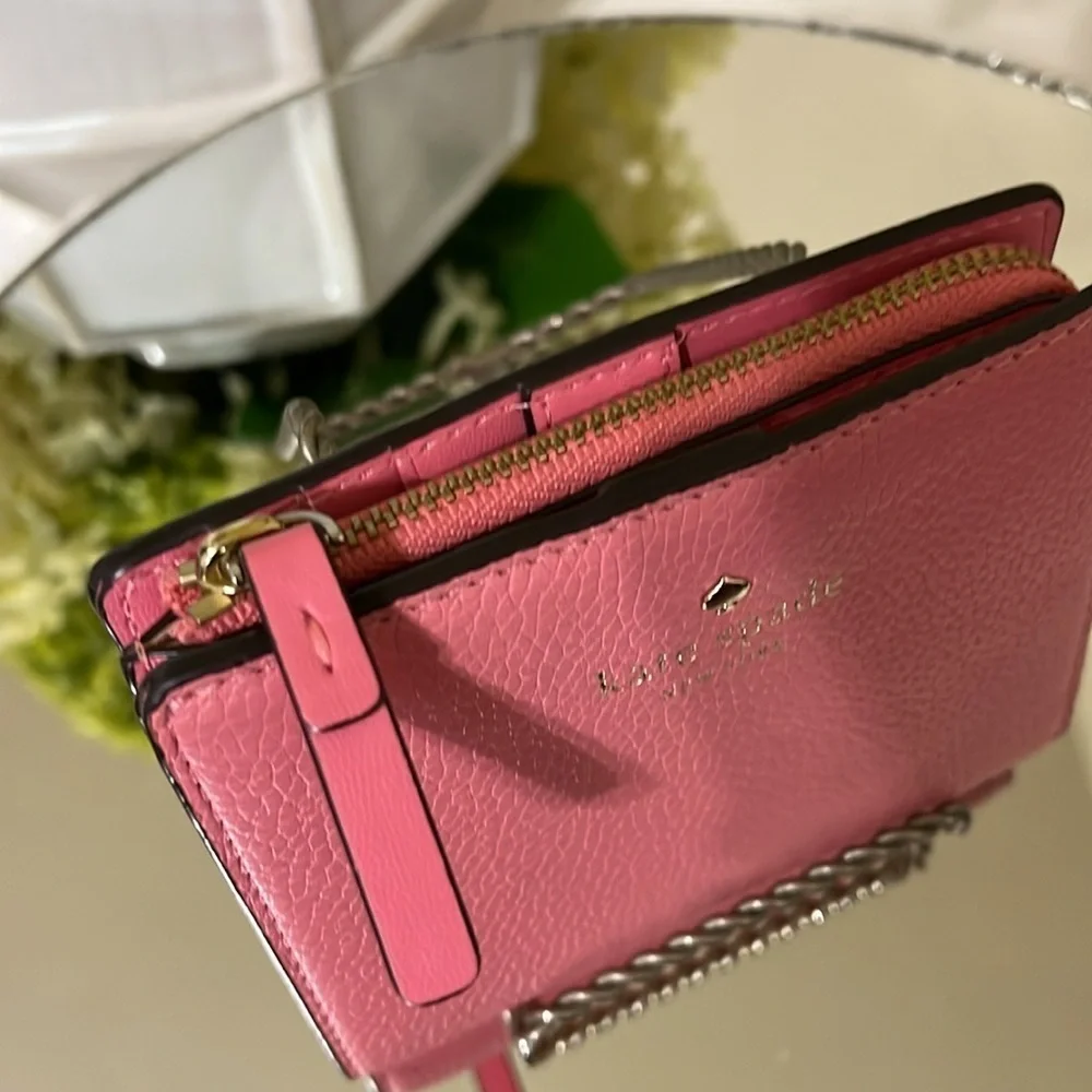 Kate Spade Small Shawn Larchmont Ave Wallet Crina Coral